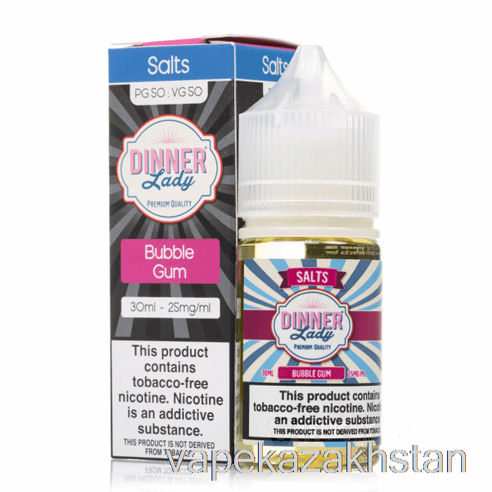 Vape Smoke Bubblegum Salt - Vape Dinner Lady - 30mL 25mg